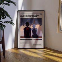Spider-Man Poster, Across the Spider-Verse Wall Art, Minimalist Wall Decor, Mid Century Design, Superhero Film Print, Gift for Movie Buffs 1735417924