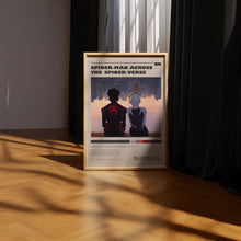 Spider-Man Poster, Across the Spider-Verse Wall Art, Minimalist Wall Decor, Mid Century Design, Superhero Film Print, Gift for Movie Buffs 1735417924