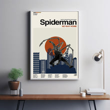 Spider Man No way Home Poster, Spiderman Poster, Marvel, Retro Modern Art, Minimalist Art, Vintage Poster, Wall Decor, Inspired Poster