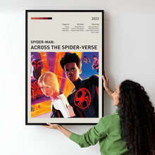 Spider Man Across the Spider Verse Movie Poster  Minimalist  Midcentury Poster  Wall Art Print  Retro Movie Poster 1744202801