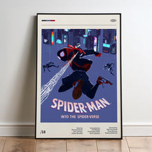 Spider Man Into the Spider Verse Movie Poster  Minimalist  Midcentury Poster  Wall Art Print  Retro Movie Poster 1717373616