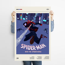Spider Man Into the Spider Verse Movie Poster  Minimalist  Midcentury Poster  Wall Art Print  Retro Movie Poster 1717373616