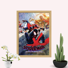 Spiderman Into the Spiderverse Movie Poster Print, Canvas Wall Art, Room Decor, Movie Art, Gifts for HimHer 1556348076