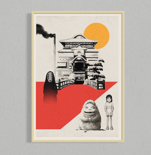 Spirited Movie Mid Century Movie Poster  Film Posters  Minimalist Movie Poster    Wall Art Poster 1004102517