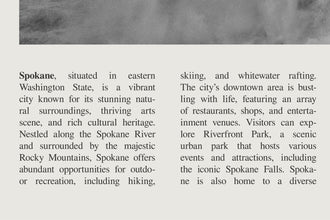 Spokane Washington Wall Art  Poster Spokane Washington  Black White Poster  Poster Art Gift 1684434874