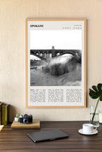 Spokane Washington Wall Art  Poster Spokane Washington  Black White Poster  Poster Art Gift 1684434874