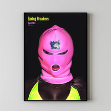 Spring Breakers Movie Poster Print, Canvas Wall Art, Room Decor, Movie Art