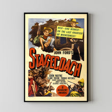 Stagecoach Alternative Film Movie Print Wall Art Poster