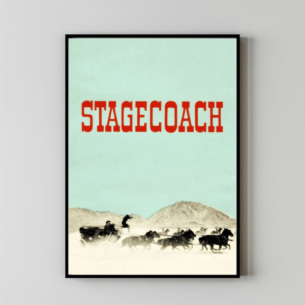 Stagecoach Alternative Film Movie Print Wall Art Poster 3