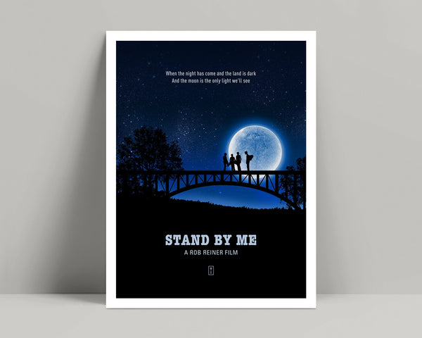 Stand by Me - Minimalist Poster, Stand by Me Print, Minimalist Print, Wil Wheaton, River Phoenix, Corey Feldman, Rob Reiner Movie 621547939