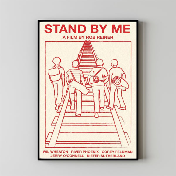 Stand by Me Movie Poster Art Print Movie Posters Gift for Movie lovers 4