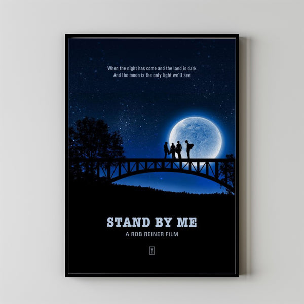 Stand by Me Movie Poster Art Print Movie Posters Gift for Movie lovers 7