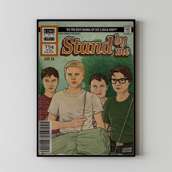 Stand by Me Movie Poster Art Print Movie Posters Gift for Movie lovers 8