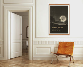 Stand by Me Poster, Minimalist Poster, Stand by Me Print, Minimalist Print, Wil Wheaton, River Phoenix, Corey Feldman, Rob Reiner Movie 622383637