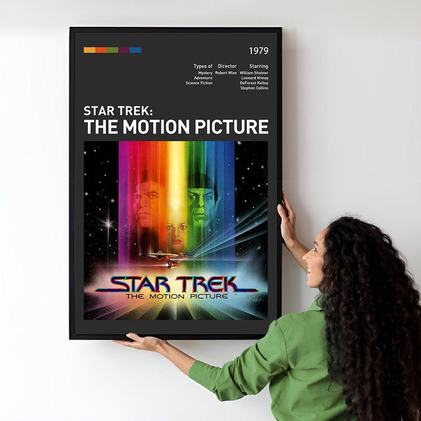 Star Trrek The Motion Picture Movie Poster  Minimalist  Midcentury Poster  Wall Art Print  Retro Movie Poster 1749543611 - Copy