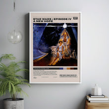 Star Wars A New Hope Poster, George Lucas, Minimalist Movie Poster 1