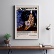 Star Wars A New Hope Poster, George Lucas, Minimalist Movie Poster 1