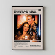 Star Wars Attack of the Clones, George Lucas, Minimalist Movie Poster