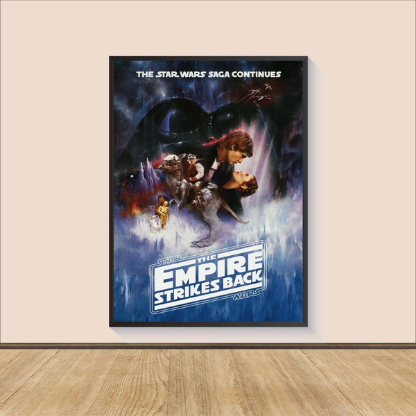Star Wars Empire Strikes Back Movie Poster Print, Canvas Wall Art, Room Decor, Movie Art, Gifts for HimHer, Wall Art Print 1557350818