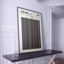 Star Wars Episode 3 Revenge Of The Sith Movie Barcode Print, Revenge Of The Sith Print, Revenge Of The Sith Poster, Star Wars Poster 1617487476