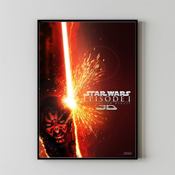 Star Wars Episode I - The Phantom Menace Movie Poster Print, Canvas Wall Art, Room Decor, Movie Art, Gifts for HimHer, Wall Art Print, Vintage Film Art 3