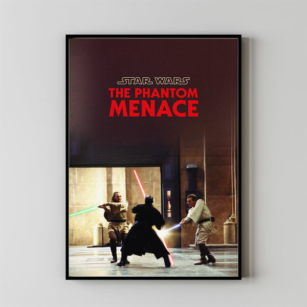 Star Wars Episode I - The Phantom Menace Movie Poster Print, Canvas Wall Art, Room Decor, Movie Art, Gifts for HimHer, Wall Art Print, Vintage Film Art 2