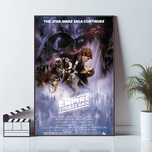 Star Wars Episode V The Empire Strikes Back (1980) Movie Poster, Home Decor, Canvas Material Gift, High Quality Reproduction, Keepsake 1615720862