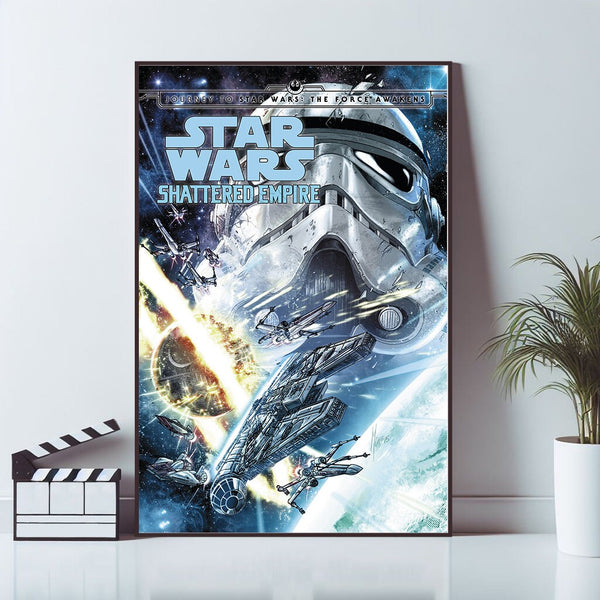 Star Wars Shattered Empire Movie Poster, Canvas Material Gift, Home Decor, Live Room Wall Art, High Quality Reproduction, Keepsake 1628087067