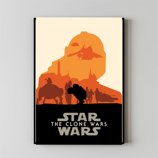 Star Wars The Clone Wars Movie Poster,Film Fan Collectibles,Vintage Movie Poster,Home Decor,Wall Art,Poster Gifts 3