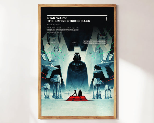 Star Wars The Empire Strikes Back Poster  Art Print  Movie Posters  Gift for Movie lovers 1293761790