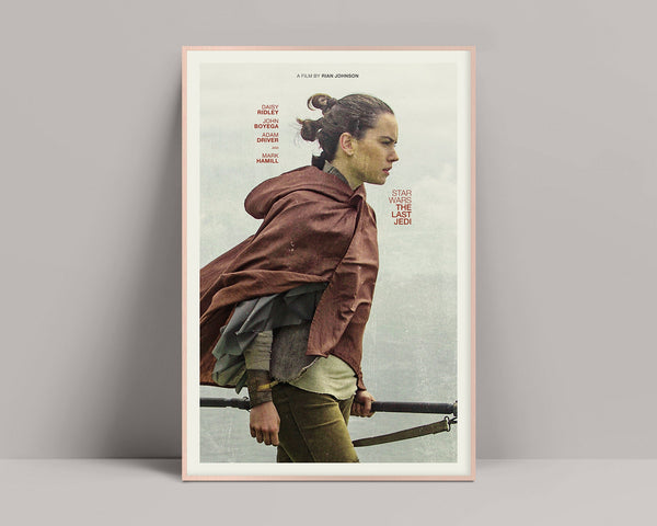 Star Wars The Last Jedi - Minimalist Poster, The Last Jedi Poster, The Last Jedi Print, Minimalist Print, Daisy Ridley, John Boyega 622384847