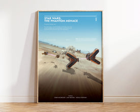 Star Wars The Phantom Menace Poster  Art Print  Movie Posters  Gift for Movie lovers 1514860136