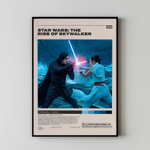 Star Wars The Rise of Skywalker Poster, J.J. Abrams, Minimalist Movie Poster