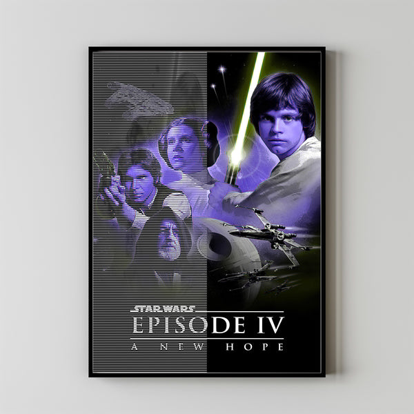 Star Wars (1977) Poster Art Print Movie Posters Gift for Movie lovers 2