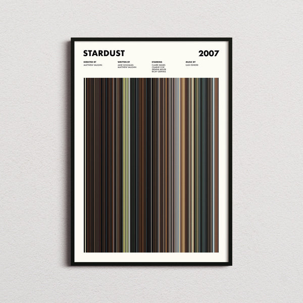 Stardust Movie Barcode Print, Stardust Print, Stardust Poster, Stardust Wall Art, Stardust Art Print, Stardust Frames Print, Movie Buff Gift 1631659103