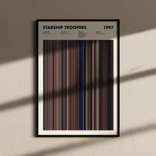 Starship Troopers Movie Barcode Print, Starship Troopers Print, Starship Troopers Poster, Starship Troopers Wall Art, Movie Buff Gifts 1617487864