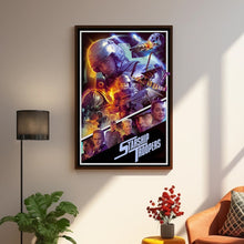 Starship Troopers Movie Poster, Starship Troopers (1997) Classic Movie Poster, Vintage Canvas Cloth Photo Print, Holiday gifts 1636772474
