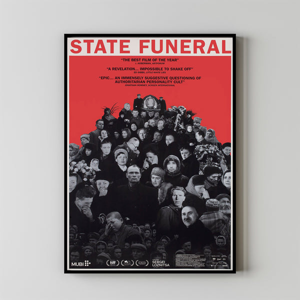 State Funeral Movie Poster Print, Canvas Wall Art, Room Decor, Movie Art