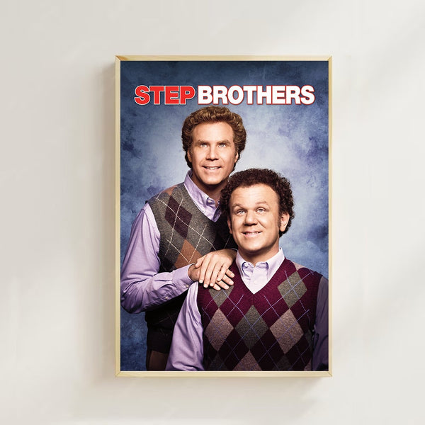 Step Brothers (2008)-- Movie  Poster (Regular Style) Art Prints,Home Decor,Vintage Movie Poster, Art Poster for Gift，Canvas Poster 1608965556