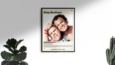 Step Brothers  Movie Poster  Adam McKay, Minimalist Movie Poster, Vintage Retro Art Print, Custom Poster, Wall Art Print, Home Decor 1243257027