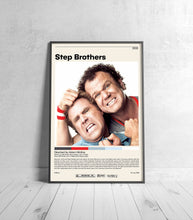 Step Brothers  Movie Poster  Adam McKay, Minimalist Movie Poster, Vintage Retro Art Print, Custom Poster, Wall Art Print, Home Decor 1243257027