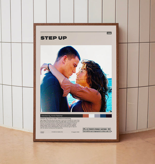 Step Up Movie Poster, Anne Fletcher, Minimalist Movie Poster, A3 poster, Home decor