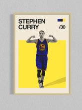 Stephen Curry Mid Century Movie Poster  Basketball Posters  Minimalist Basketball Poster    Wall Art Poster 1606872267