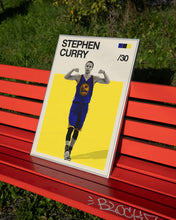 Stephen Curry Mid Century Movie Poster  Basketball Posters  Minimalist Basketball Poster    Wall Art Poster 1606872267