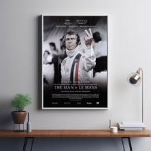 Steve Mcqueen The Man & Le Mans Movie Poster Print, Canvas Wall Art, Room Decor, Movie Art