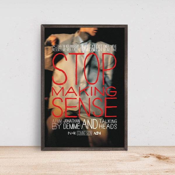 Stop Making Sense Movie Poster, Room Decor, Home Decor, Art Poster for Gift 1585150852