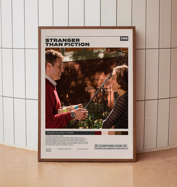 Stranger Than Fiction, Marc Forster, Minimalist Movie Poster