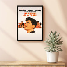 Strangers on a Train Movie Poster, Room Decor, Home Decor, Art Poster for Gift