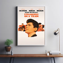 Strangers on a Train Movie Poster, Room Decor, Home Decor, Art Poster for Gift