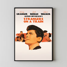 Strangers on a Train Movie Poster, Room Decor, Home Decor, Art Poster for Gift